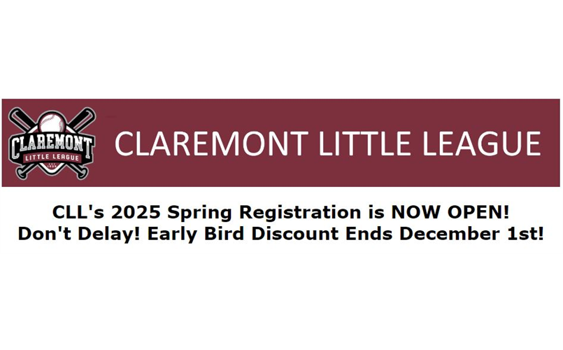 Spring 2025 Registration NOW OPEN